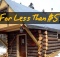 Log Cabin Built For Under $500
