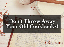 Keep Your Old Cookbooks