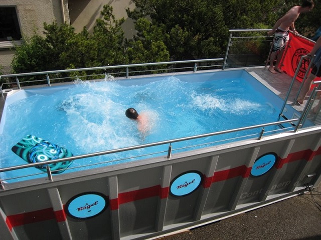 shipping container pool