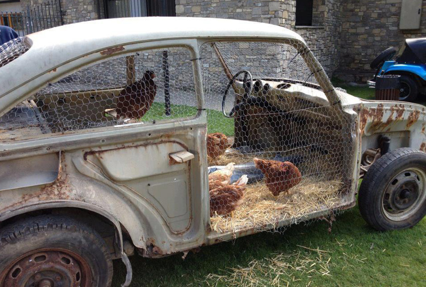 Old Bug chicken-coop